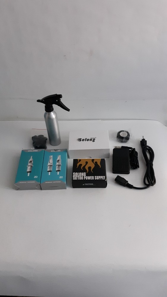 Solony Rotary Tattoo Machine Kit New Ready to Use.