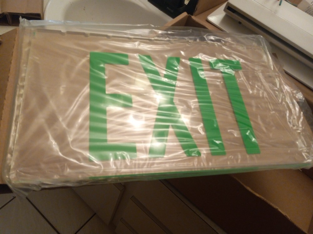 Isolite - Edge Lit LED Exit Sign ELT - New in box