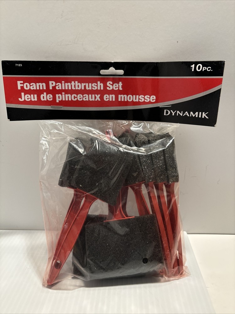 Dynamik Foam Paintbrush Set 10 Pc (b10)