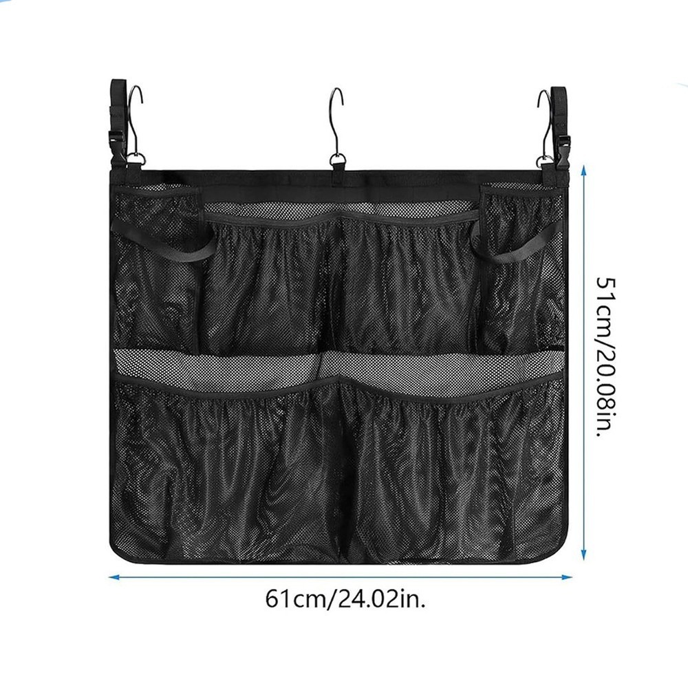 Efficient Pool Storage Bag with Adjustable Hooks for Easy Installation