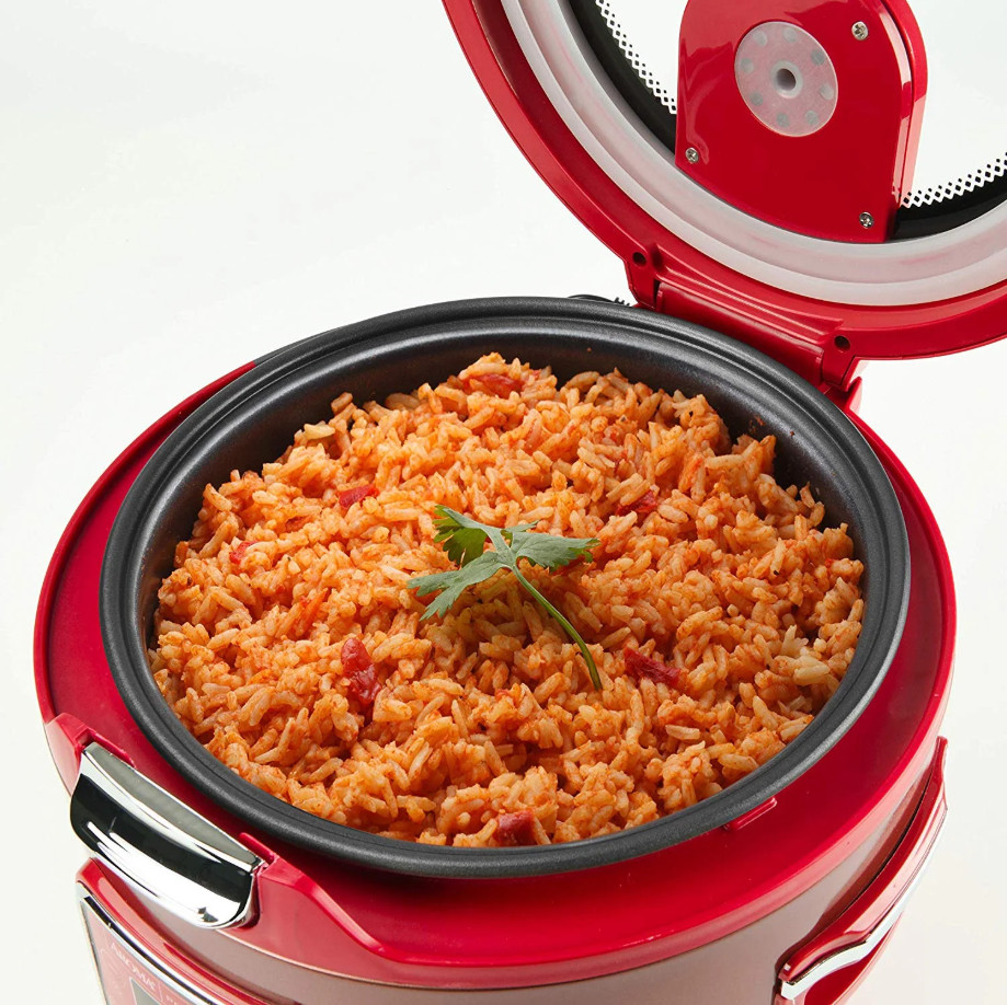 Aroma 20-Cup Digital Rice Cooker with Glass Lid & Multi-Function Cooking