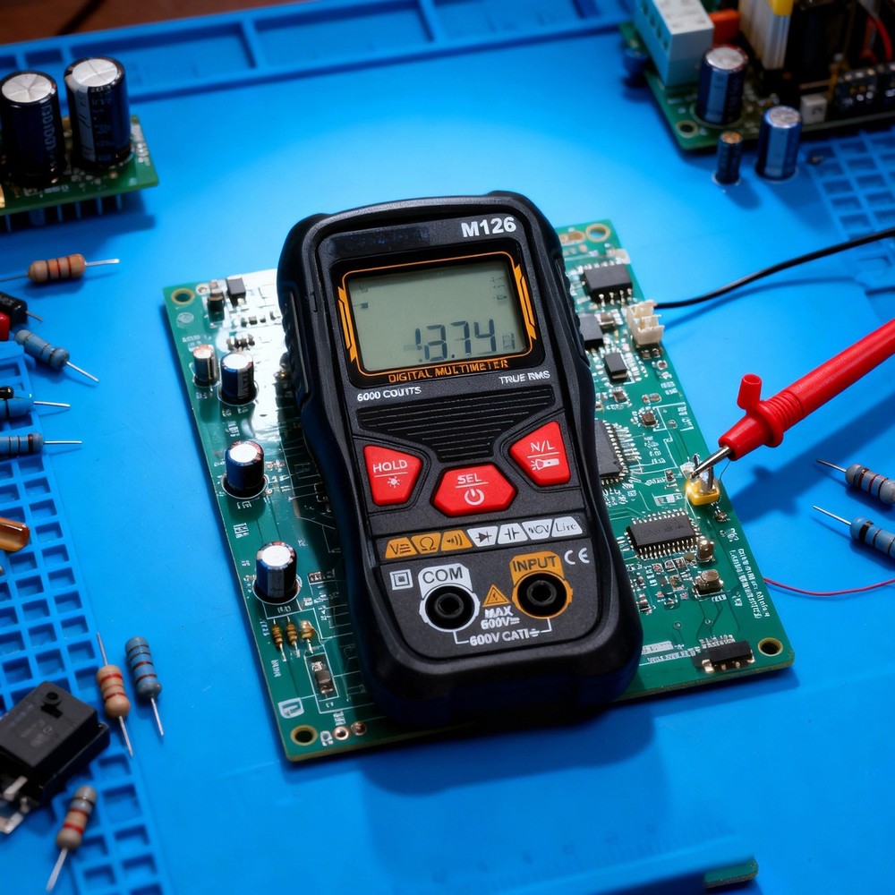 Automatic Range Digital Multimeter for Accurate Electrical Measurements