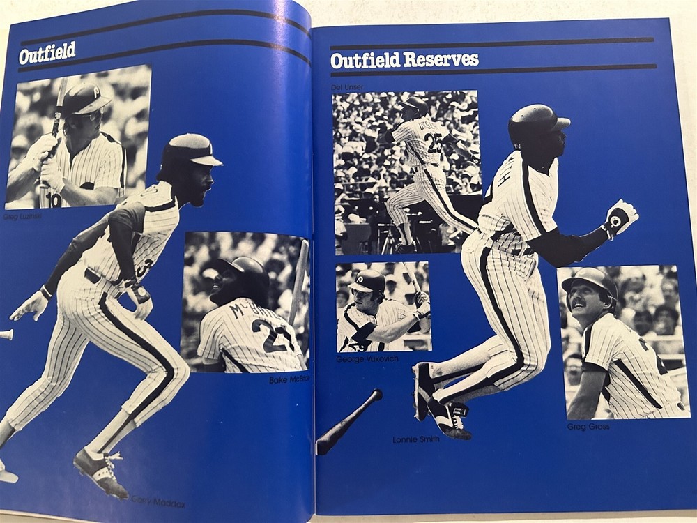 1980 HOUSTON Astros vs PHILADELPHIA PHILLIES NLCS Playoff Program SCHMIDT Ryan