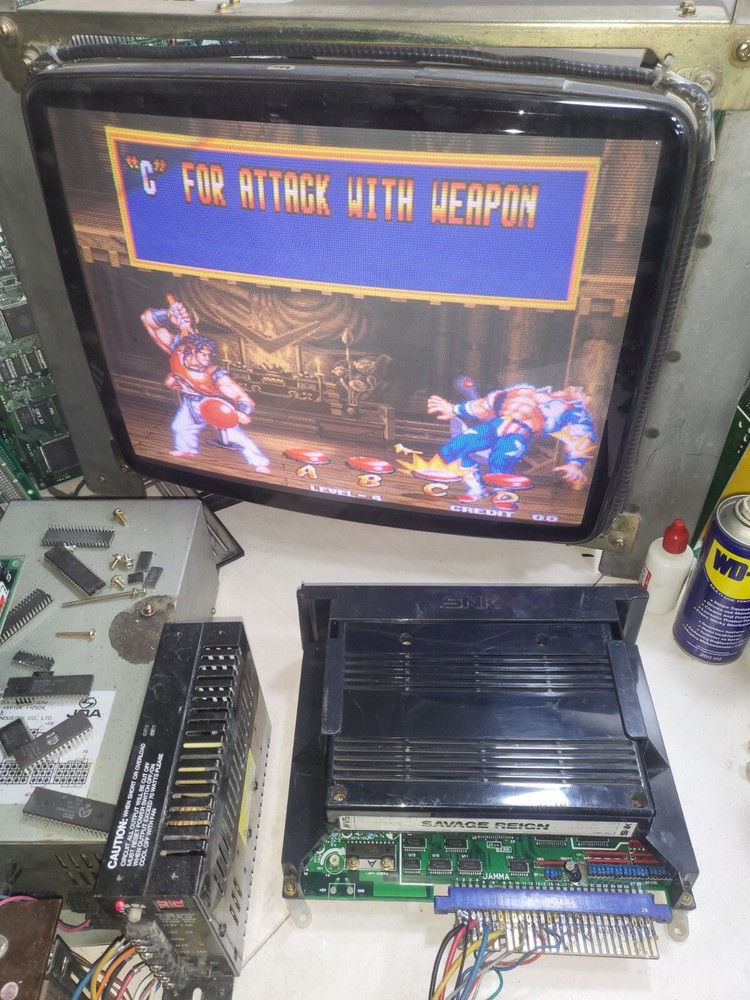 SAVAGE REIGN MVS Neo Geo PCB ORIGINAL