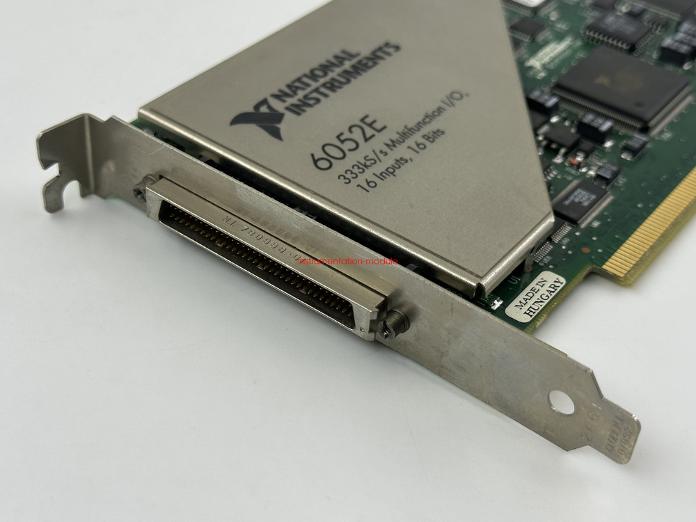 NATIONAL INSTRUMENTS PCI 6052E 333 KS/S 16-Bit 16-Analog-Input Test passed spot