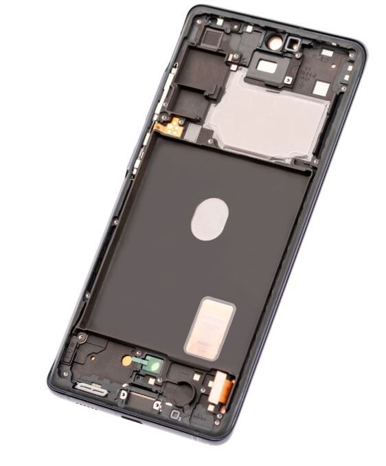 OLED Display For Samsung Galaxy S20 FE + Frame (Navy) With Fingerprint Sensor