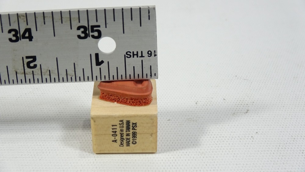 1999 PSX Halloween Rubber Stamp Candy Corn A0411