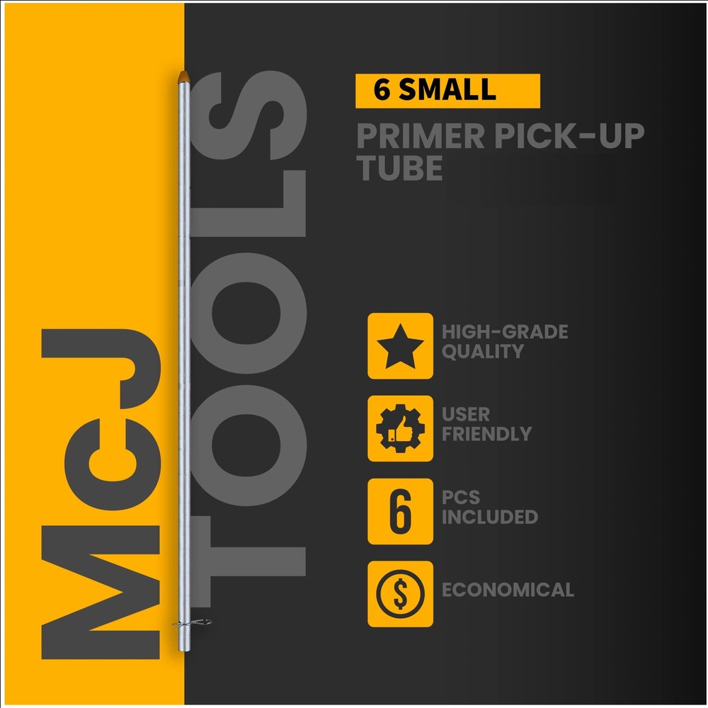 McJ Tools Reloading Primer Feeder Tube Small 6pack PickUp