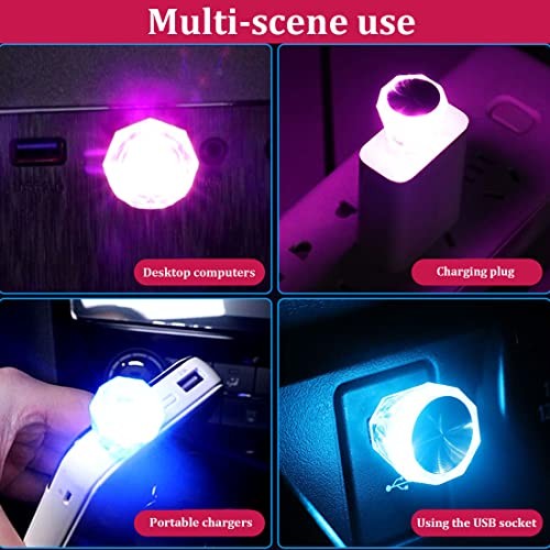 5 PCS USB Atmosphere Light,USB Strobe LED Light,Plug in LED Mini Mini USB Light