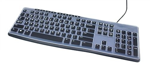 Ultra Thin Desktop PC Silicone Keyboard Cover Skin Protector Compatible Black
