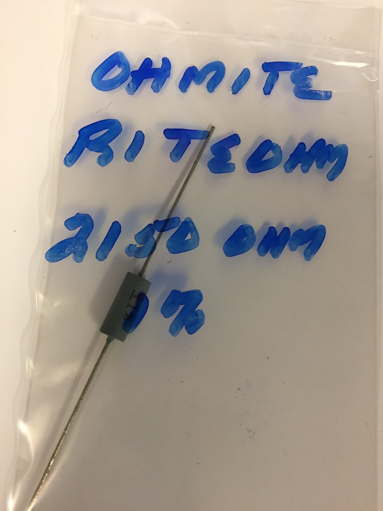 OHMITE RITEOHM 2150 OHM 1%  RESISTOR NOS