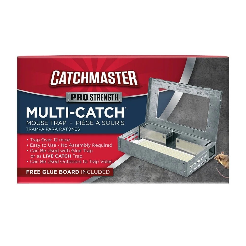 Home (2 pack) Catchmaster Reusable Solid Pro Series Multi-Catch Mouse Trap
