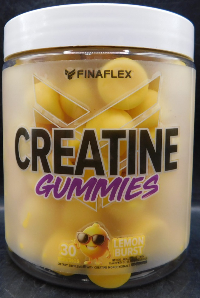 Finaflex Creatine Gummies, 120 Count Gummies, Exp. 3/27