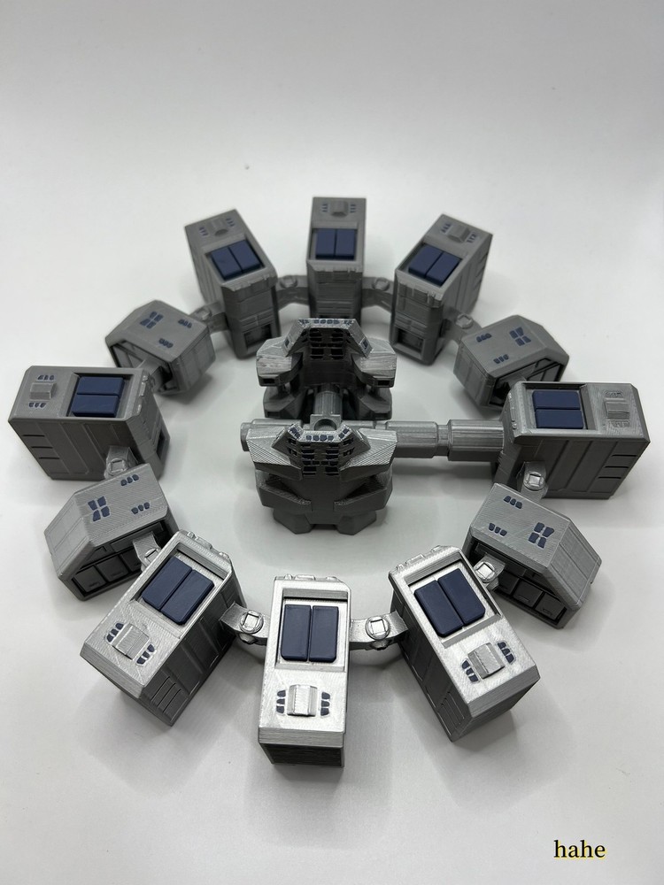 Interstellar Endurance Space Station Rotatable Model Ornament 3D Printed Model