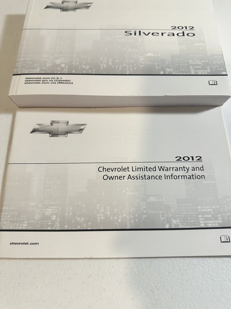 2012 Chevrolet Silverado Owners Manual Set