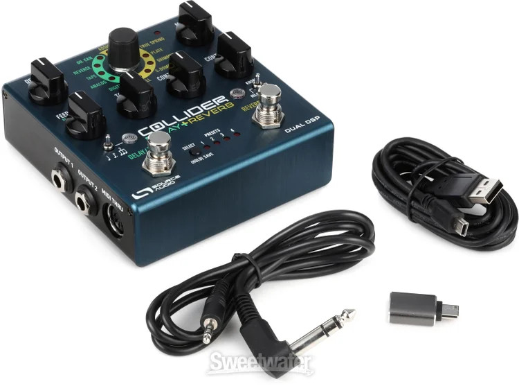 Source Audio Collider Stereo Delay+Reverb Pedal