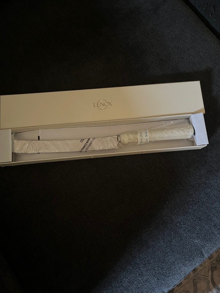 lenox wedding promises platinum cake knife