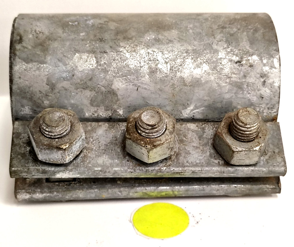 MORRIS COMPRESSION COUPLING 3-1/2" OAD 6" OAL ALUMINUM MATERIAL