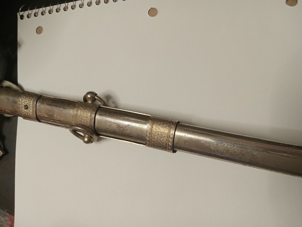 Antique Masonic Ceremonial Sword & Scabbard unknown maker Knights Templar nice