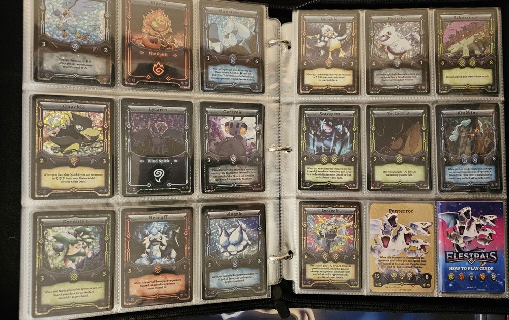 Elestrals - Kickstarter Master Set | Includes Binder, Promos & SD Exclusives