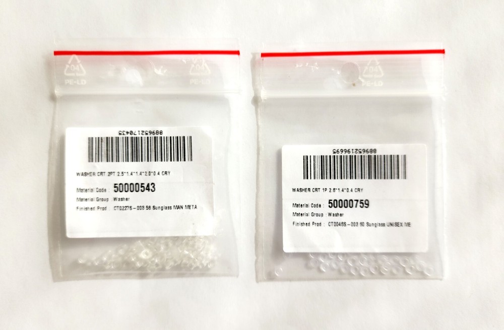 NEW! Authentic Cartier Nuts/Caps/Bushing - Gold/Silver