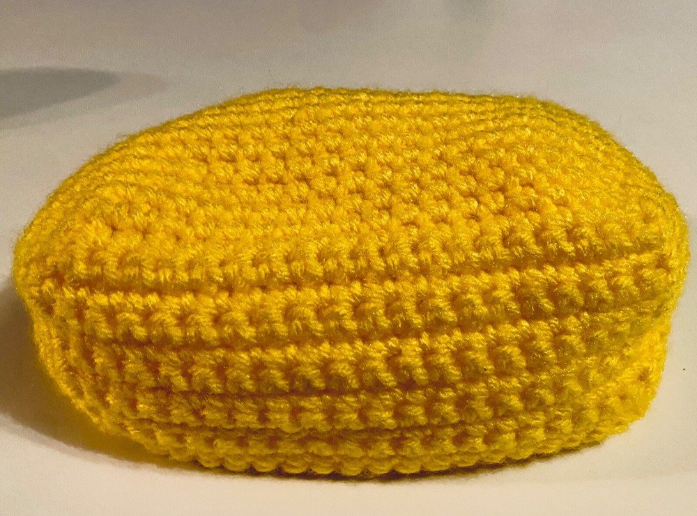 Handmade Crochet Yellow Color Sorting Playset, Learning Toy, Montessori
