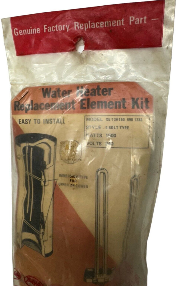 Genuine XE-13150 690 1333 Water Heater Replacement Element Kit 1500W, 240V