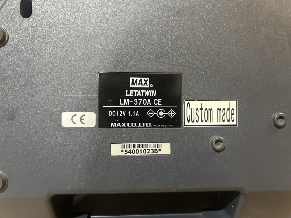 Letatwin Printing Machine Broken Case No Ink Ribbin Error USED