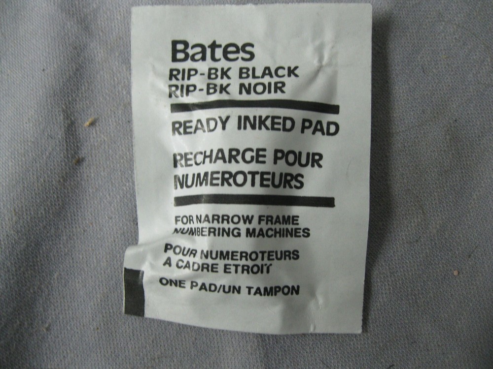 GBC Bates numbering machine in original box