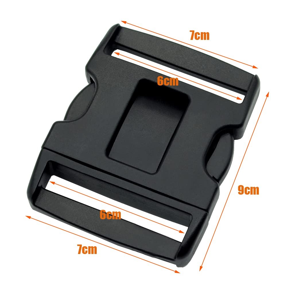 ROCOTACTICAL 2.25" Tri-Release Buckle Set, Plastic Duty 2.25", Type 2