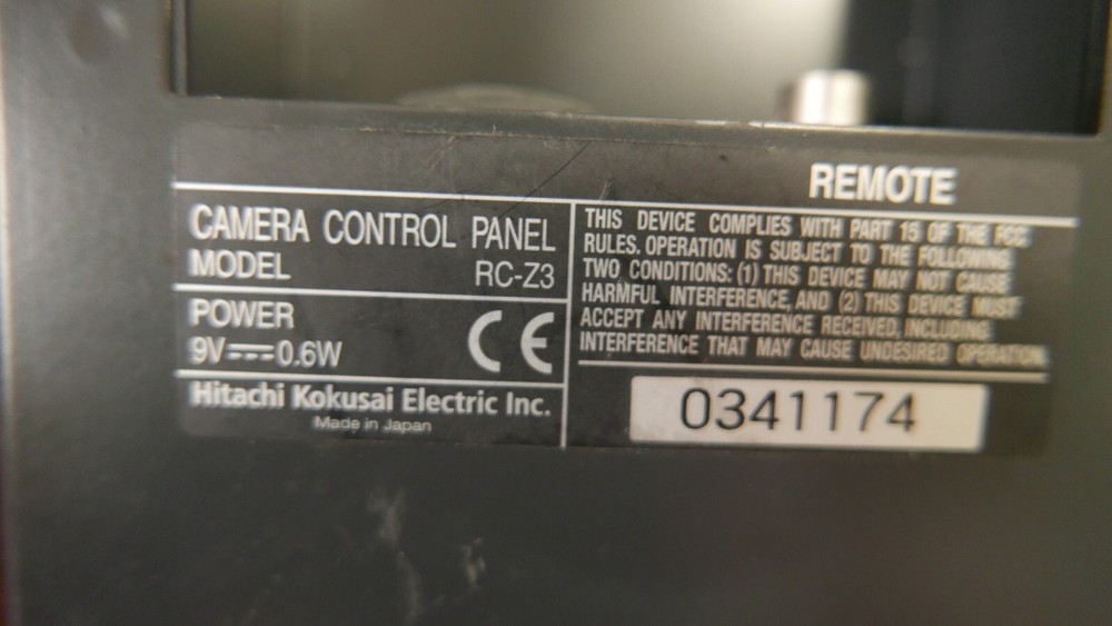 Hitachi RC-Z3 Camera Control Unit