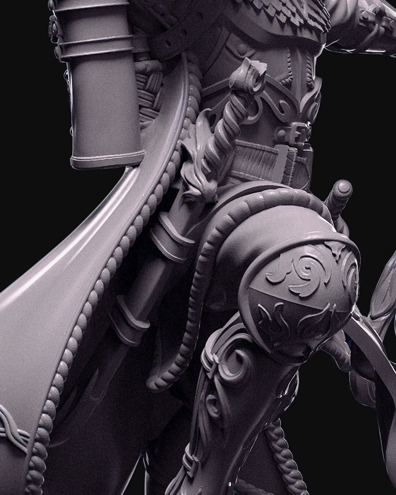 DnD Elduin Elven Archer Mini 32mm Scale TTRPG