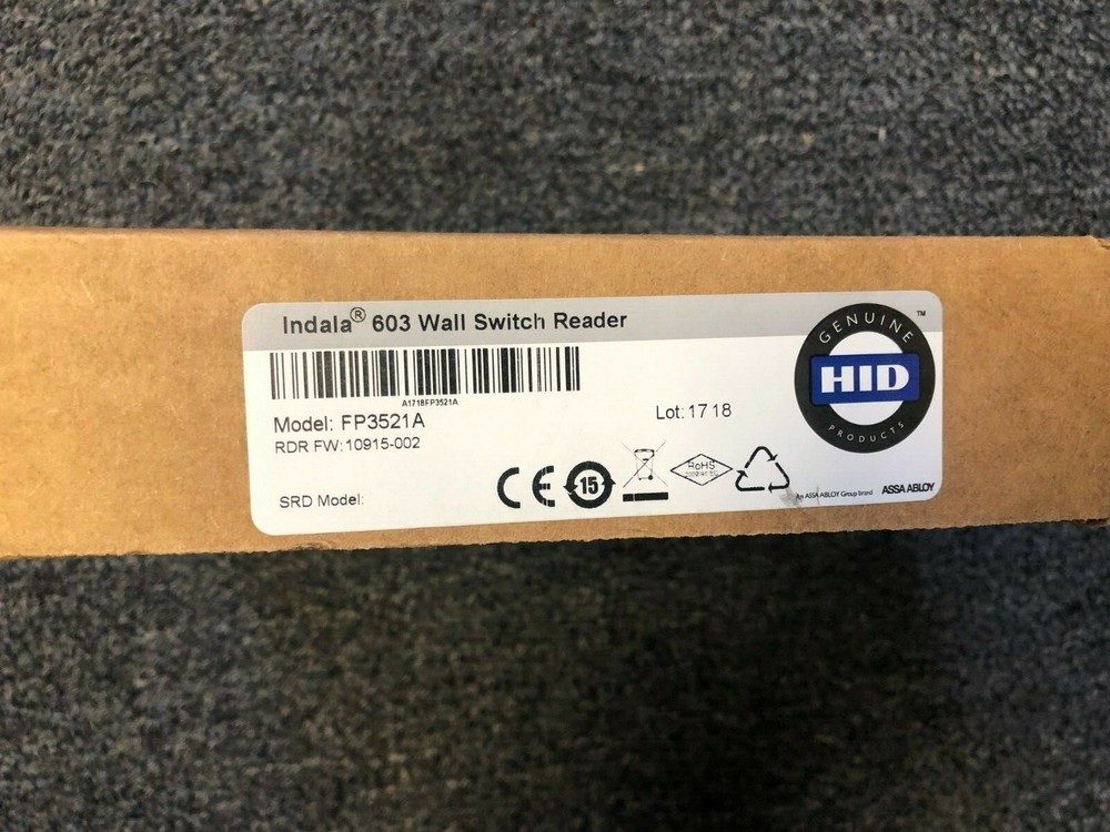 HID Motorola Indala FP3521A FlexPass Reader, Black