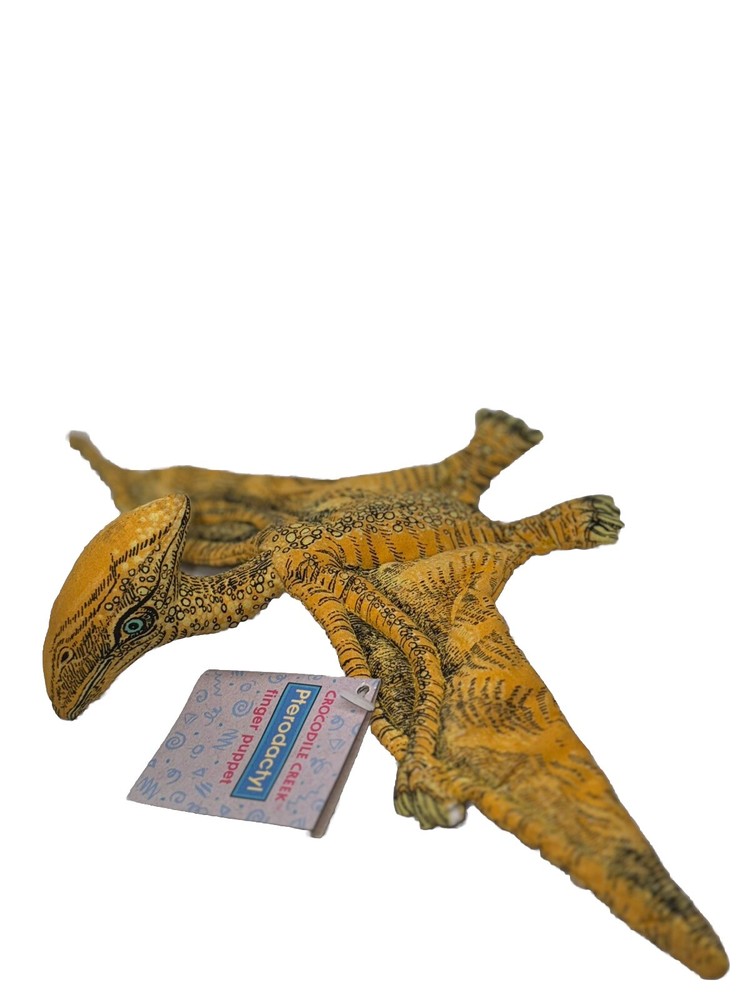 Crocodile Creek Pterodactyl Dinosaur Finger Puppet 1994 NWT