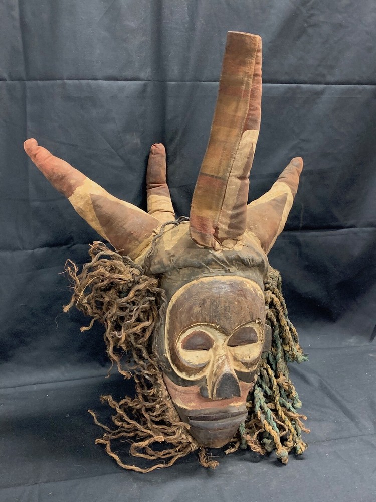 AFRICAN ART YAKA HELMET MASK
