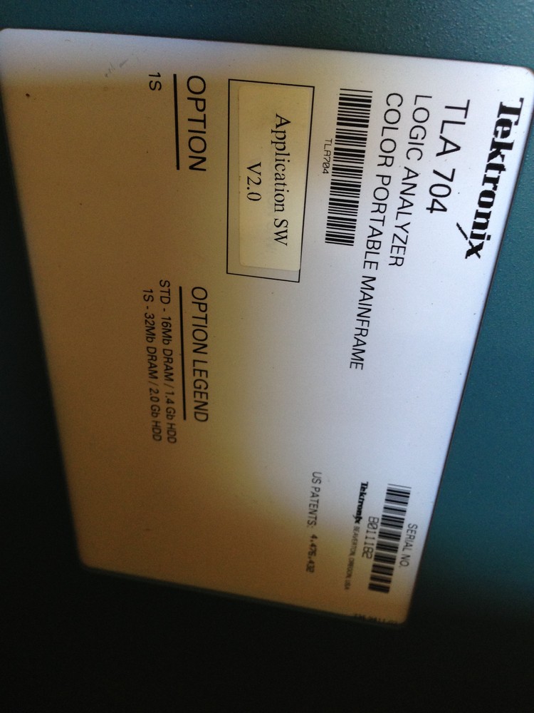 Logic Analyzer Tektronix TLA704