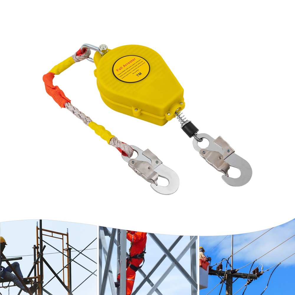Self Retracting Lifeline 23 ft Fall Arrester Fall Protection Fall Arrestor Tool