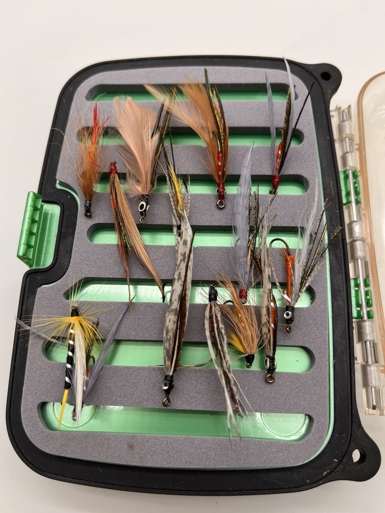 Scientific Angler Fly Box Case Waterproof Plastic Dual Sided With Foam