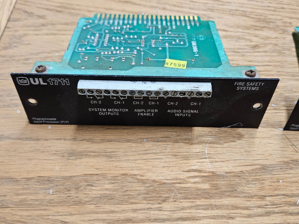 Lot of three (3) Crown PIP UL1711 (2) Channel Input Processor PIP Module