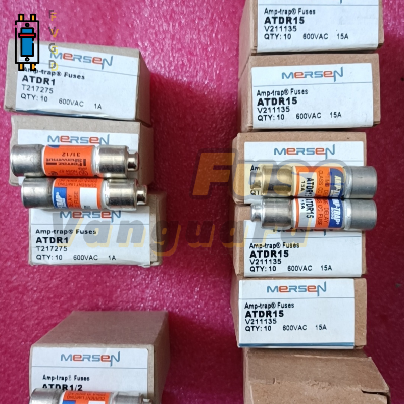10PCS Ferraz Shawmut ATDR15 ATDR-15 15A 600V TIME DELAY Fuse