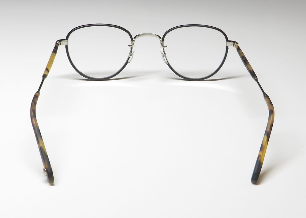 NEW GARRETT LEIGHT WILTERN EYEGLASS FRAME PLASTIC BLACK MBK-BS-MDKT 46-25-145