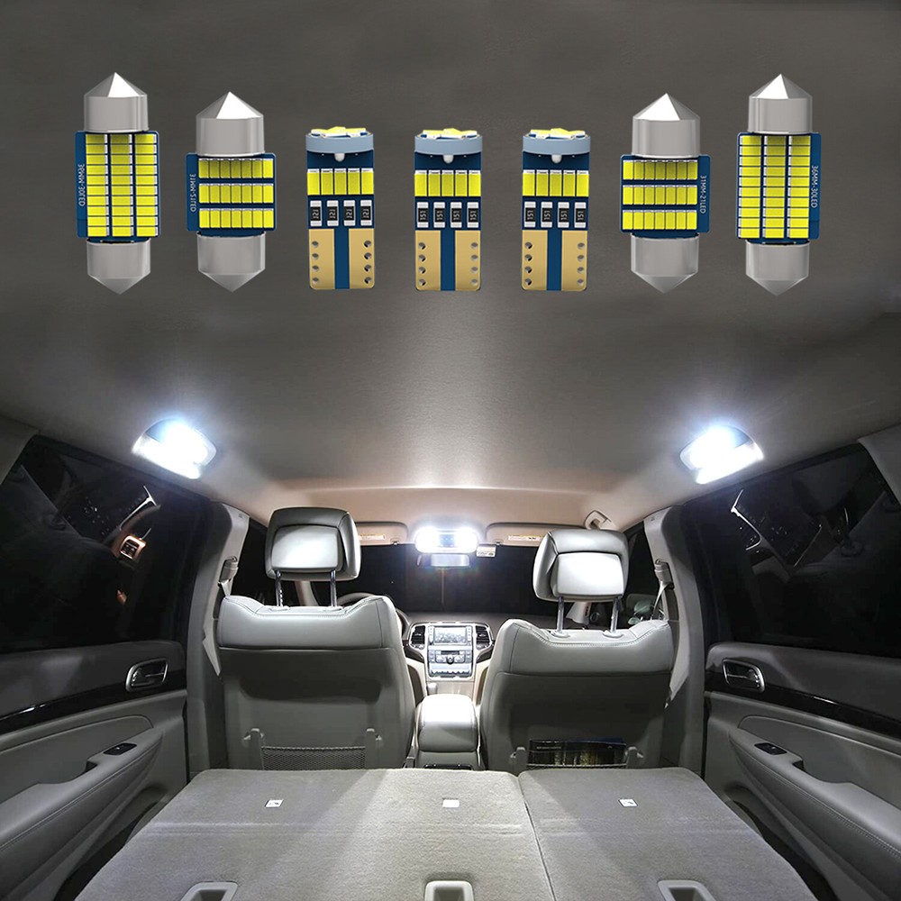 8x White Interior Map Dome LED Lights Package Kit Fits 2003-2011 Honda Element