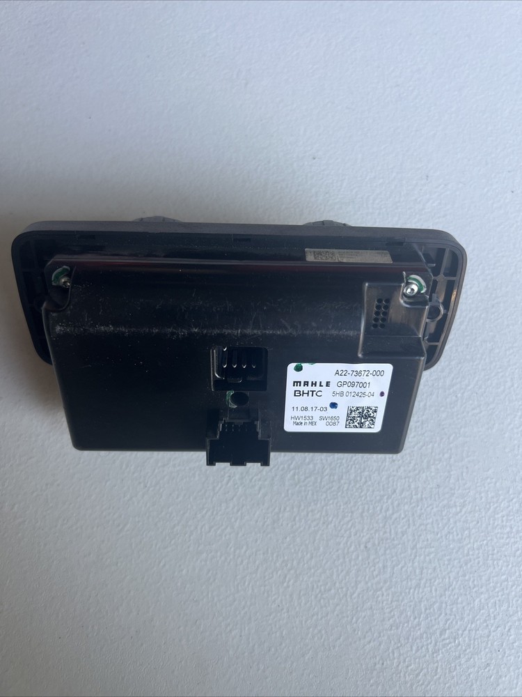 Freightliner Cascadia 2018 HVAC Control Unit AC Switch OEM