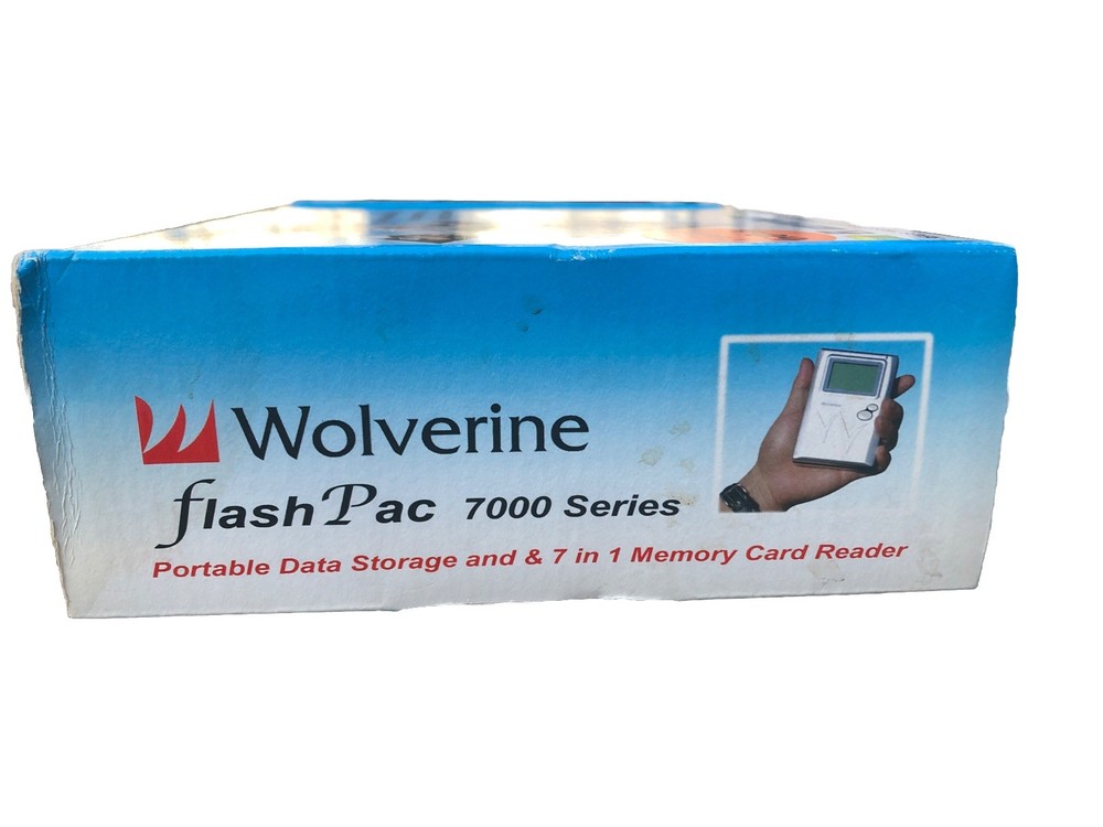 Wolverine Data 60GB FlashPac 7000 Series Portable Data Storage HDD Version