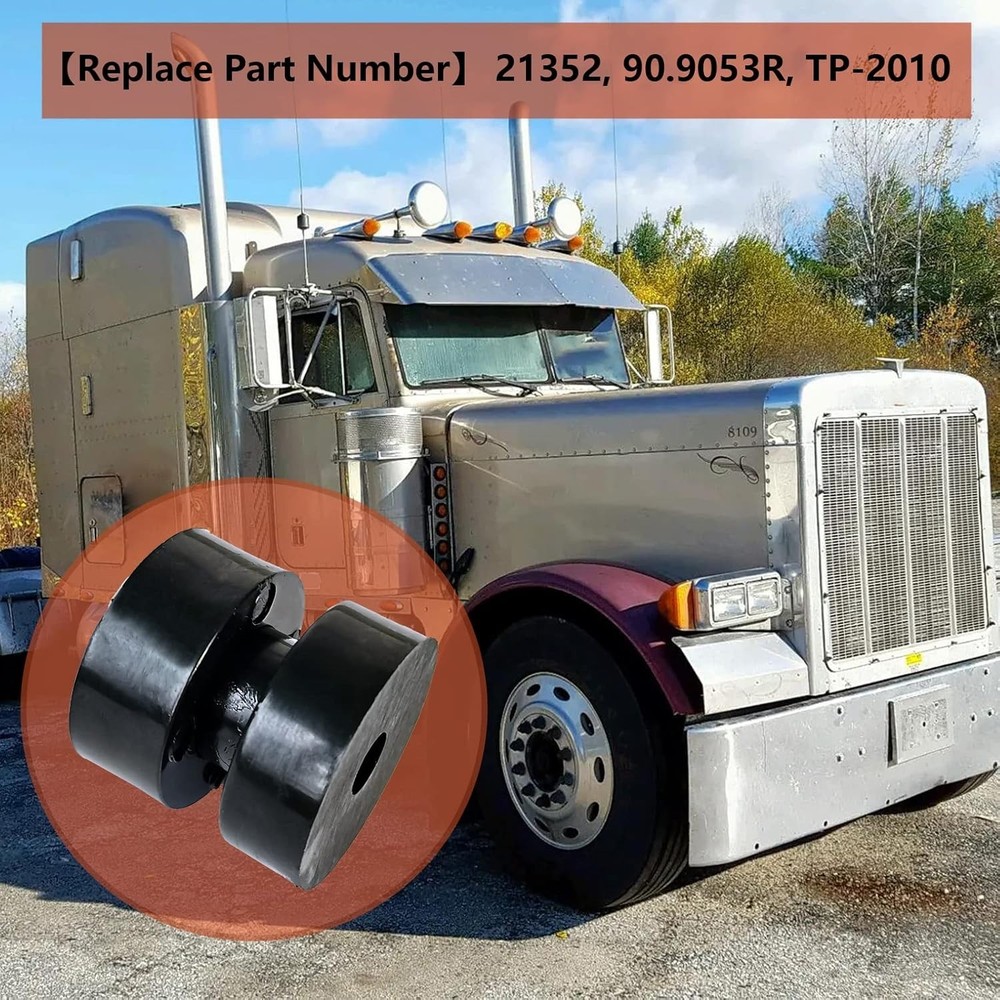 Peterbilt Exhaust Poly Bushings Stack - Silent Ride Solution for 357-385 Trucks