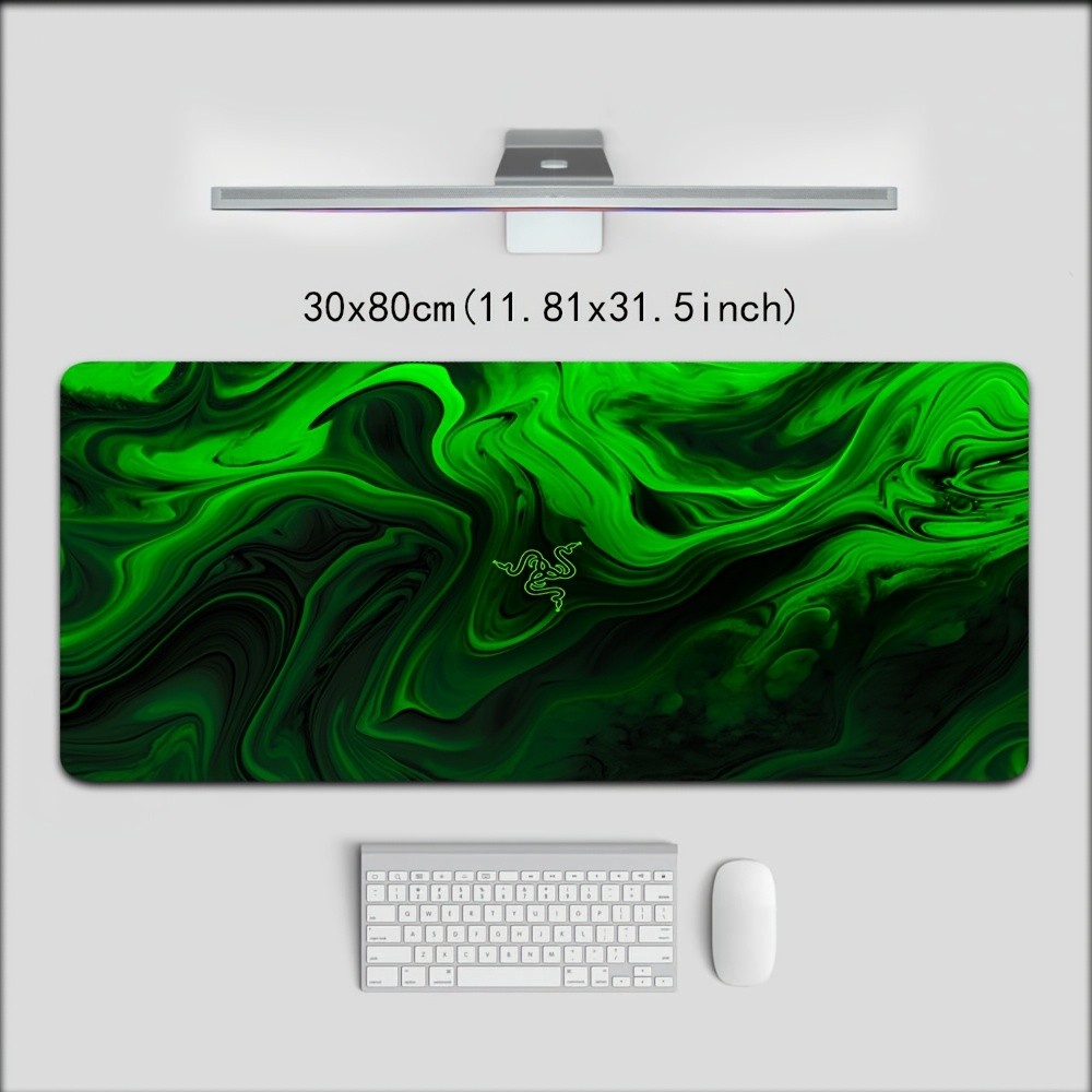 40*90cm Large Gaming Mouse Pad, R-Razer-r Simple and Clear Pattern Structure Des