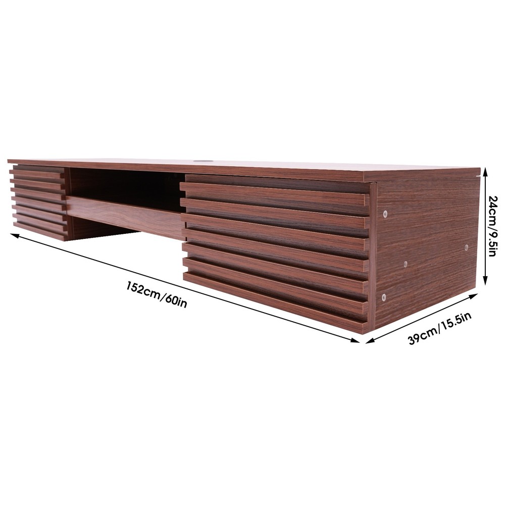 Max 120lbs Wall Mounted Desk Wall Mounted Desk W/Pull Out Drawer Wall Organizer