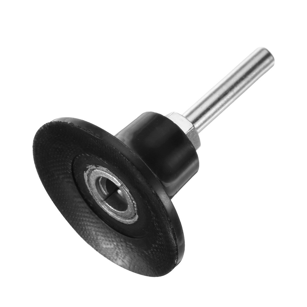 2" Disc Pad Holder Quick Change Discs 1/4" Shank Mandrel, Black