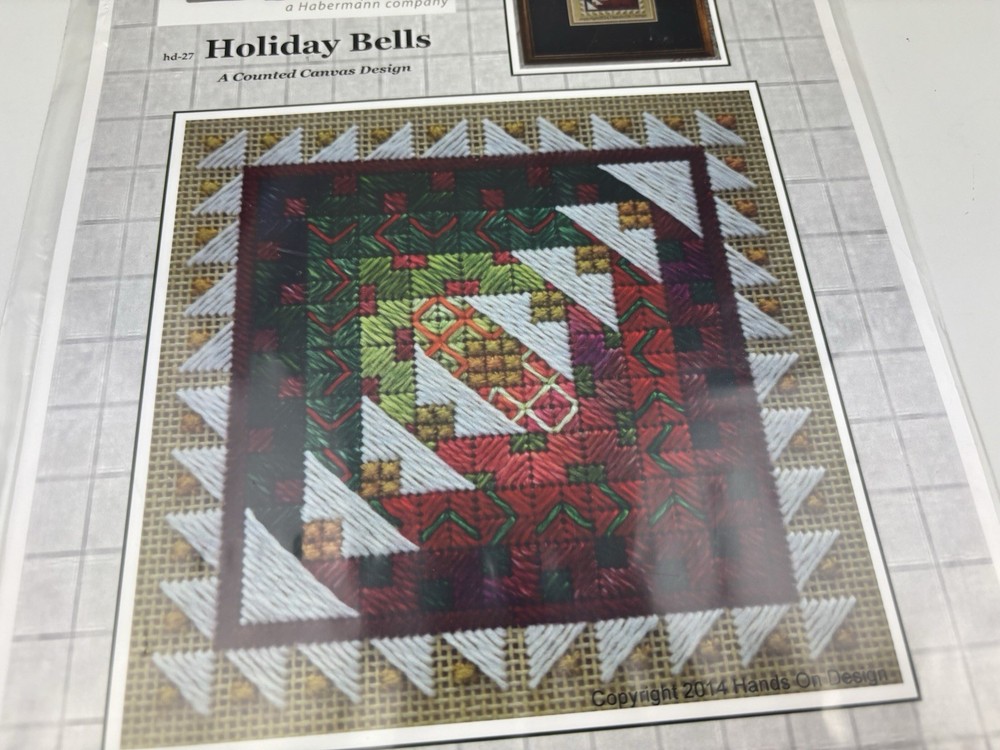 Hands On Design Holiday Bells Sampler Hardanger Needlepoint Pattern 7S