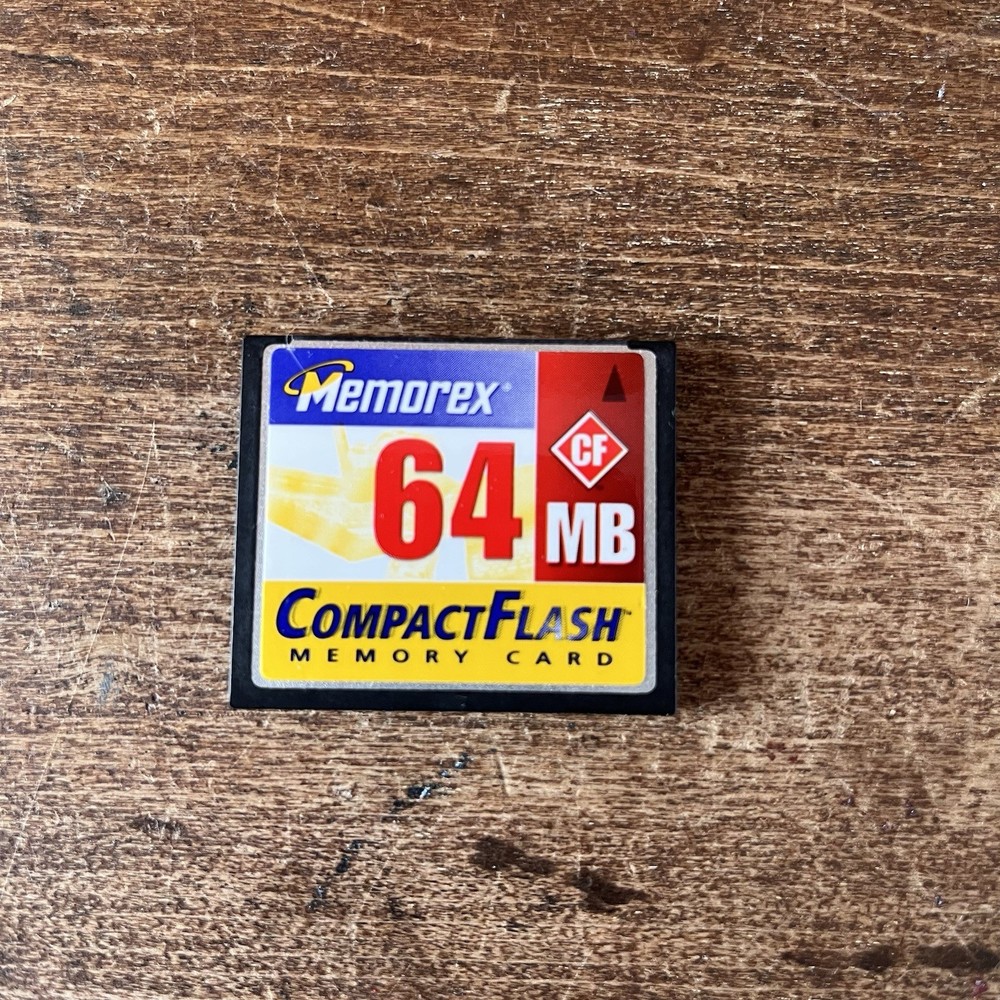MEMOREX COMPACT FLASH MEMORY CARD 64MB